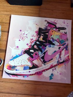 Nike Sneaker Pop Art Canvas Print