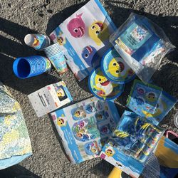 Baby shark Party Supplies 