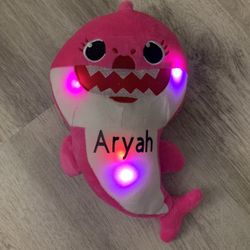 Personalized Singing LED Light Plush Toys Music Doll English Song Toy Gift