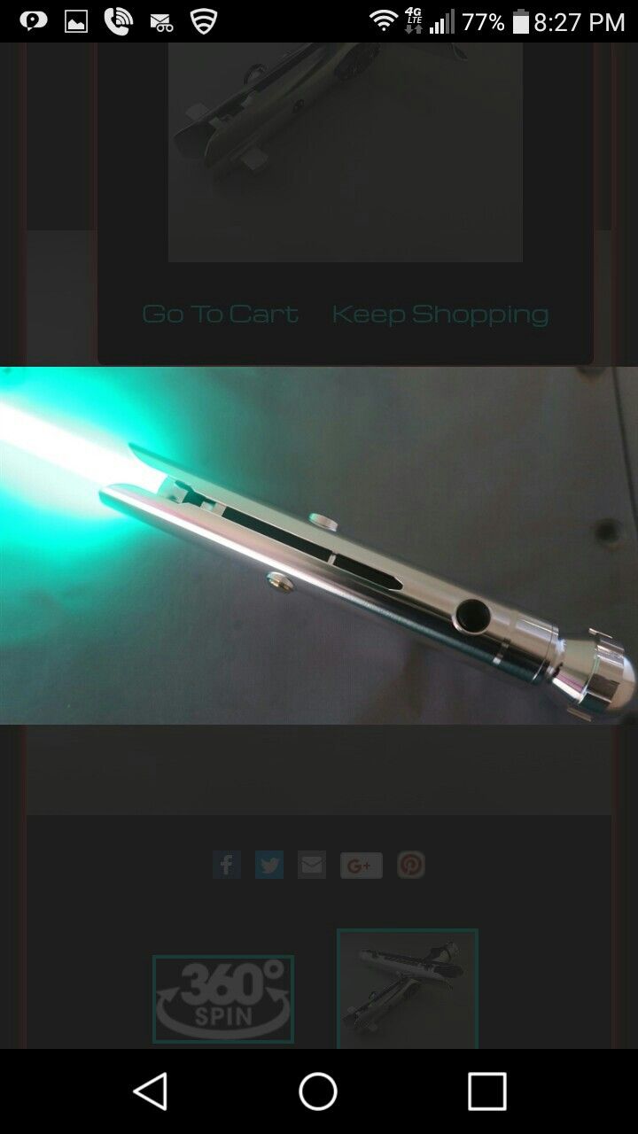 UltraSaber Light Saber (Lost Grey model) with sound
