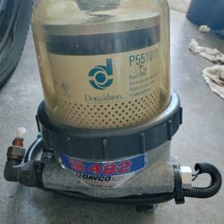 Semi truck diesel filter heater