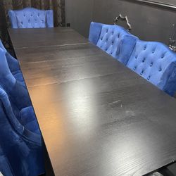 Long Dinning Table With Chairs