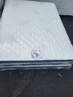Brand new queen size pillowtop mattress included box spring.