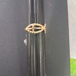 14kt Christian Fish Ring