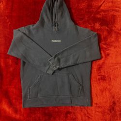 Y2K Proper Tone Black Hoodie.