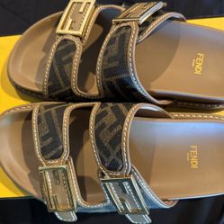 Fendi Baguette Women’s Slides 38 1/2