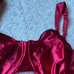 Satin Bra  Size 36D $4