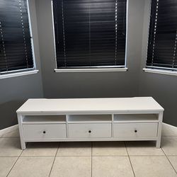 Ikea Console Table Tv Unit White 