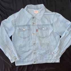 Vintage Budweiser Brand Denim Jean Jacket Size Medium