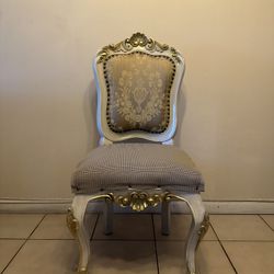 6 Custom Made Wood Chairs 