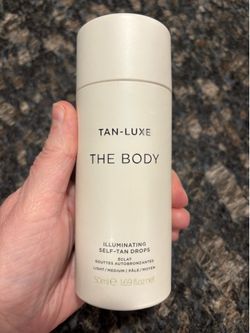 NEW TAN LUXE THE BODY ILLUMINATING SELF TAN DROPS $25!