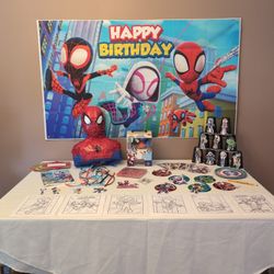 Spidey / Spiderman Birthday Decorations & Games