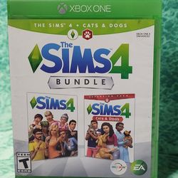 The Sims 4: Cats & Dogs Bundle - Microsoft Xbox One Complete With Insert 2- In 1. Very Good Condition. This item is The Sims 4 Plus Cats & Dogs Bundle