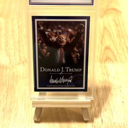 Holographic Donald Trump Victory Collectible Trading Card 