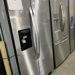 Side By Side Refrigerator Stainless Steel 