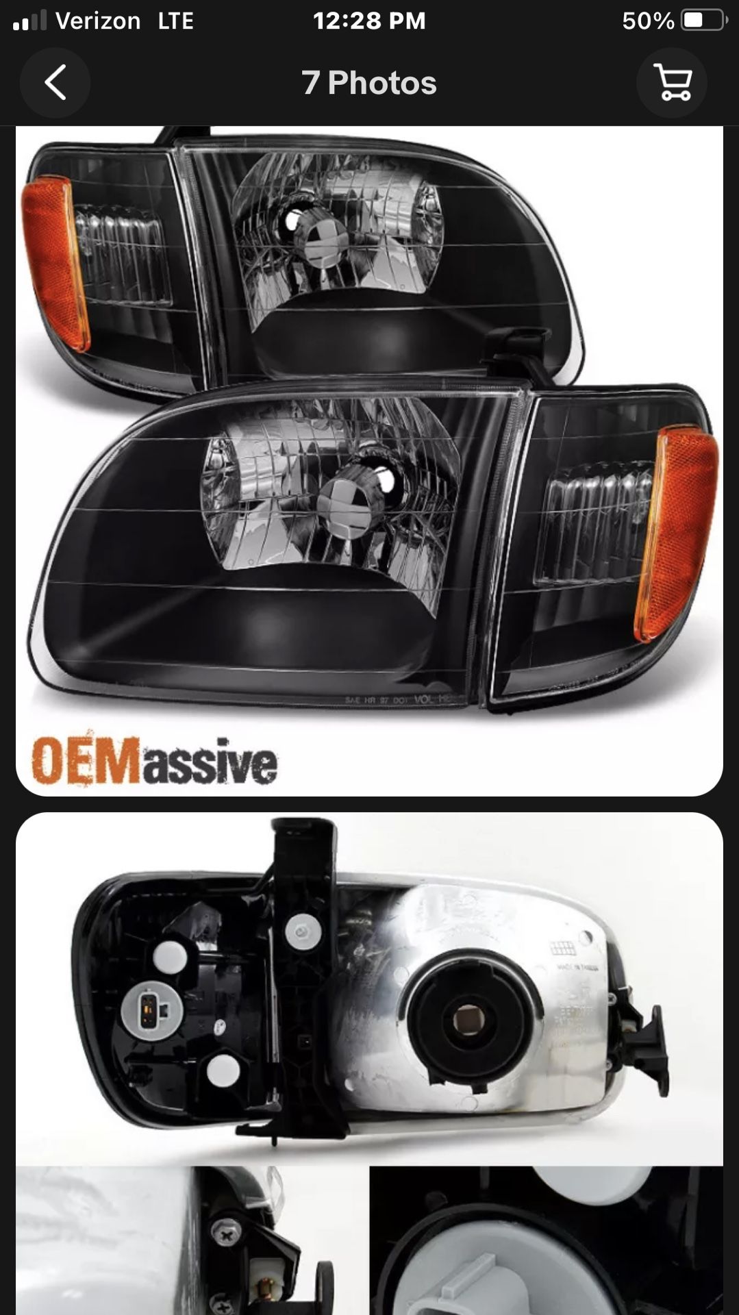 00-2004 Toyota Tundra Headlight Assemblies