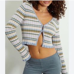 LA hearts- Cropped Cardigan