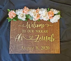 Nikkah/wedding signs