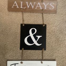 Always And Forever Sign