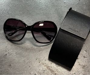 PRADA PR 14NS-0AG4V1 SUNGLASSES Violet Gradient Bordeaux 60mm Lenses Case