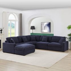 BRAND NEW SECTIONAL COUCH WITH OTTOMAN INCLUDED 