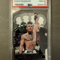 Conor McGregor PSA 10 Crown Royale 2021 Chronicles UFC GEM MT
