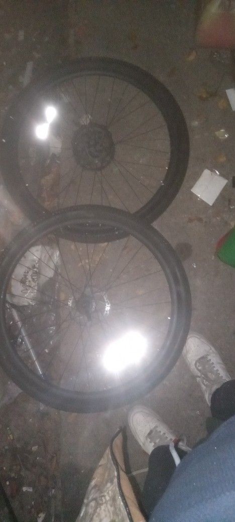 29inch Bicycle Tires And Rimes And Inertubs Are Good  Prest Vules 