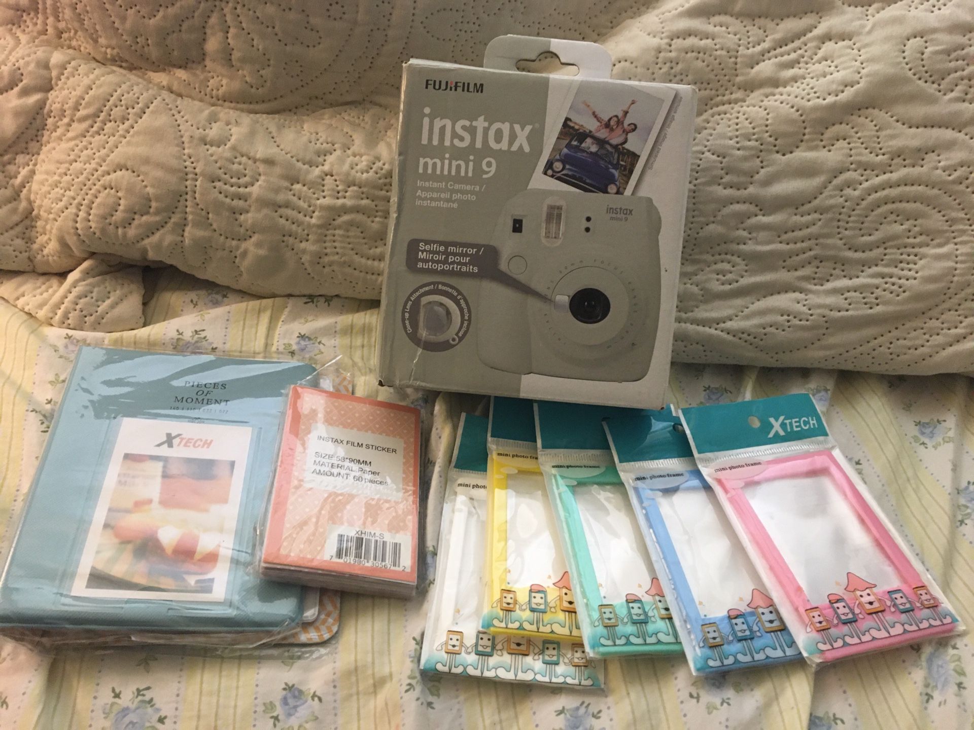 instax mini 9 with accessories