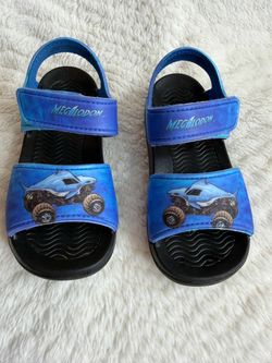Megalodon Monster Jam Toddler Sandals