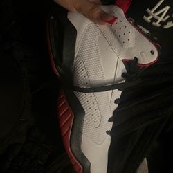 Jordan Blanco Y Rojo Talla 9