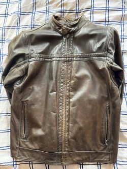 Merona  Real Leather Motorcycle Jacket 