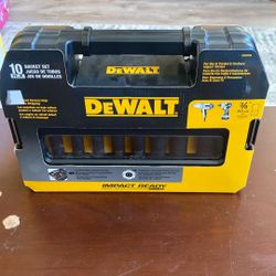 DeWalt DW22838 10pcs Socket Set