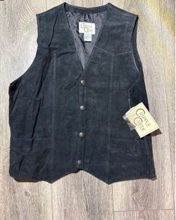 Cripple Creek Suede Leather Vest XL