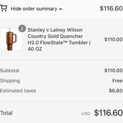 Stanley X Lainey Wilson 40oz $150 Or Best offer 