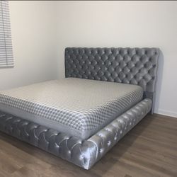 NEW KING BED FRAME WITH MATTRESS 