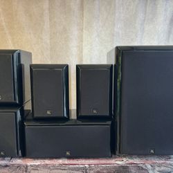 Acoustic Research AR HC6 Home Audio Theater Speaker System Sub Woofer