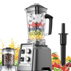 Blender, 68Oz. Countertop Blenders with 20Oz. Grinder, 28000 RPM Kitchen Blender for Smoothies, Ice Crushing, Frozen Fruits, Self-Cleaning, Speed Adju