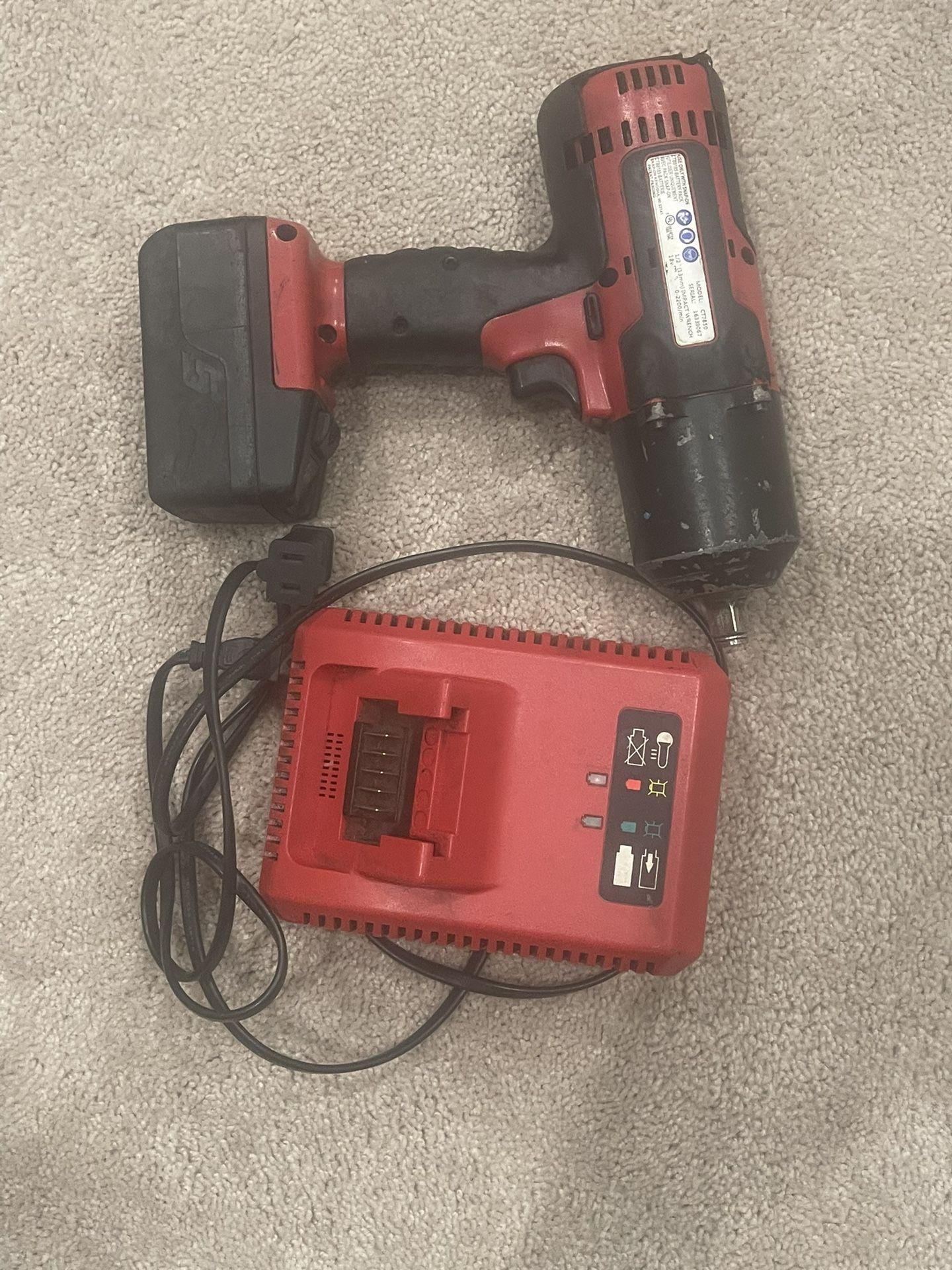 Snap On 1/2 Inch Cordless Impact Gun