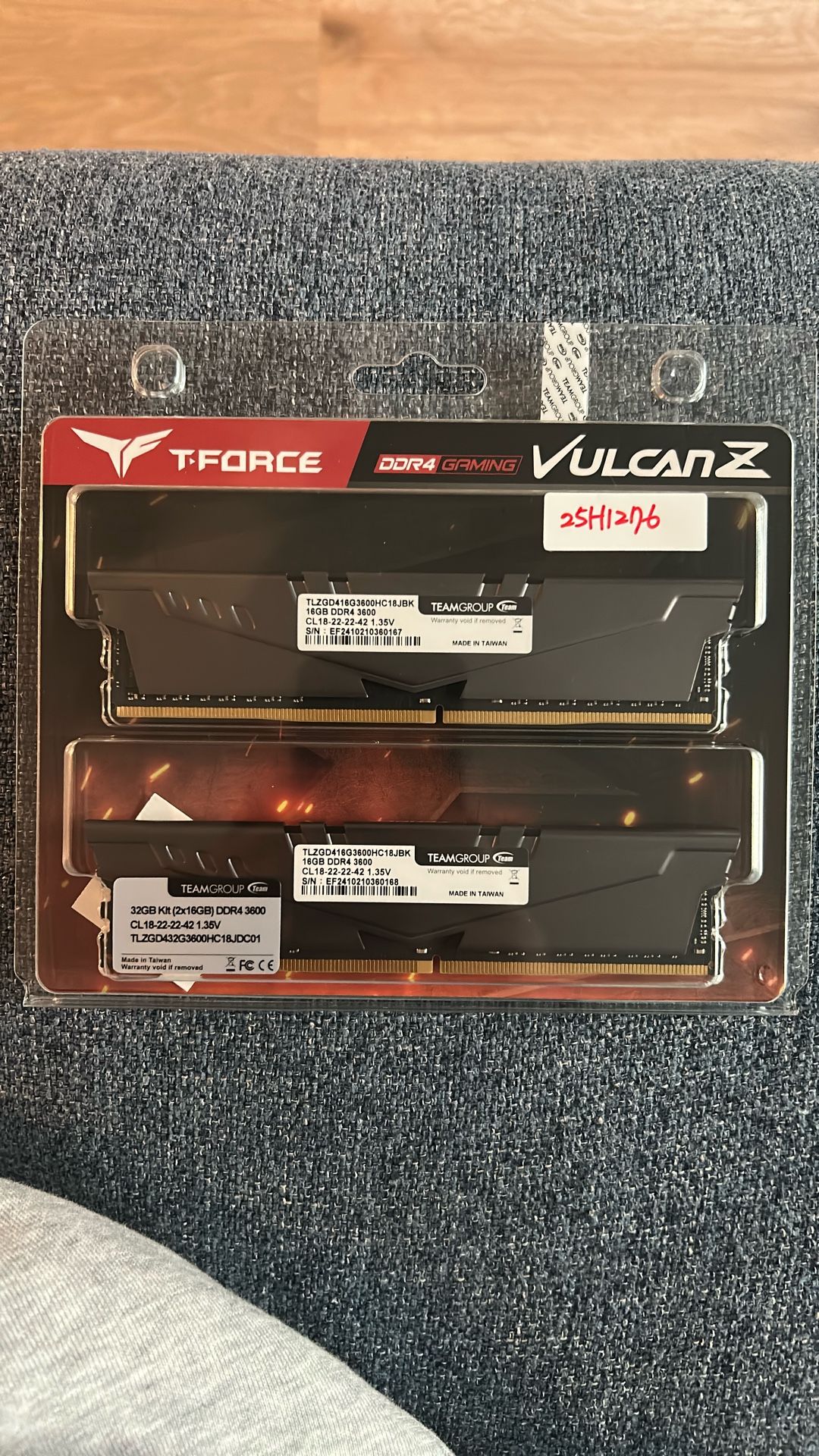 T-Force VulcanZ DDR4 32gb Ram New!