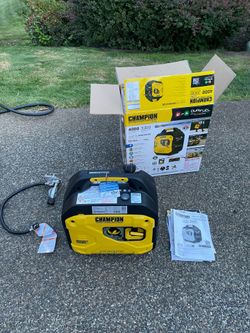 Champion 4000-Watt Dual Fuel Inverter Generator w/ Electric Start – Like New