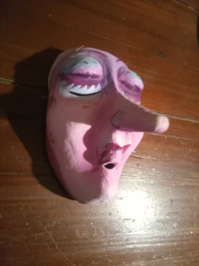 1983 Handmade Mexican Mask