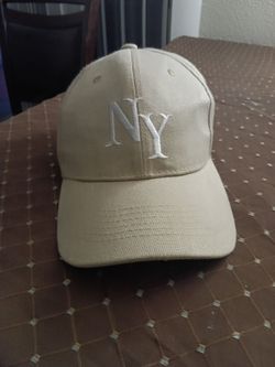 Hat NY Beige 1 Size fit all