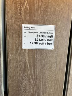Waterproof Laminate Flooring 8.3mm