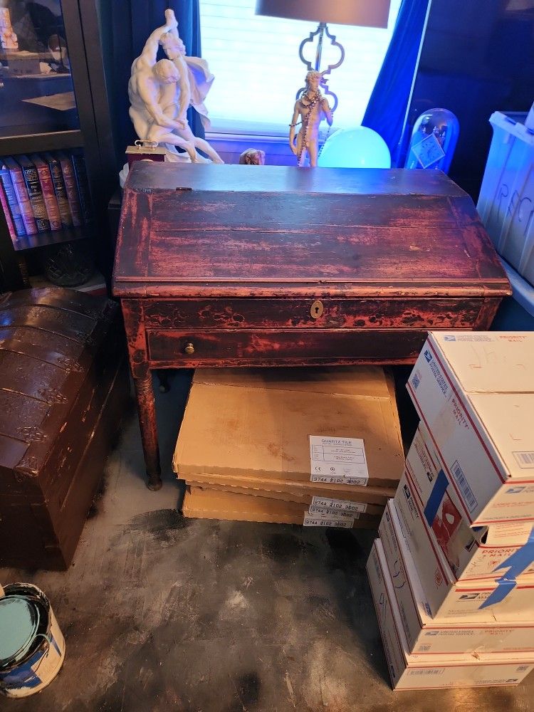 Antique Slant Top Desk