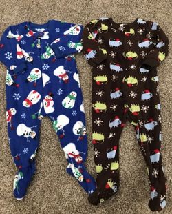 Toddler Boys 12/12-18 mth pj lot