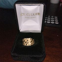 Nugget Ring Gold 