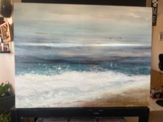 Large Ocean Seascape Canvas Painting