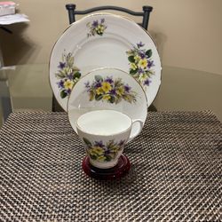 England 3pc Tea Cup Set