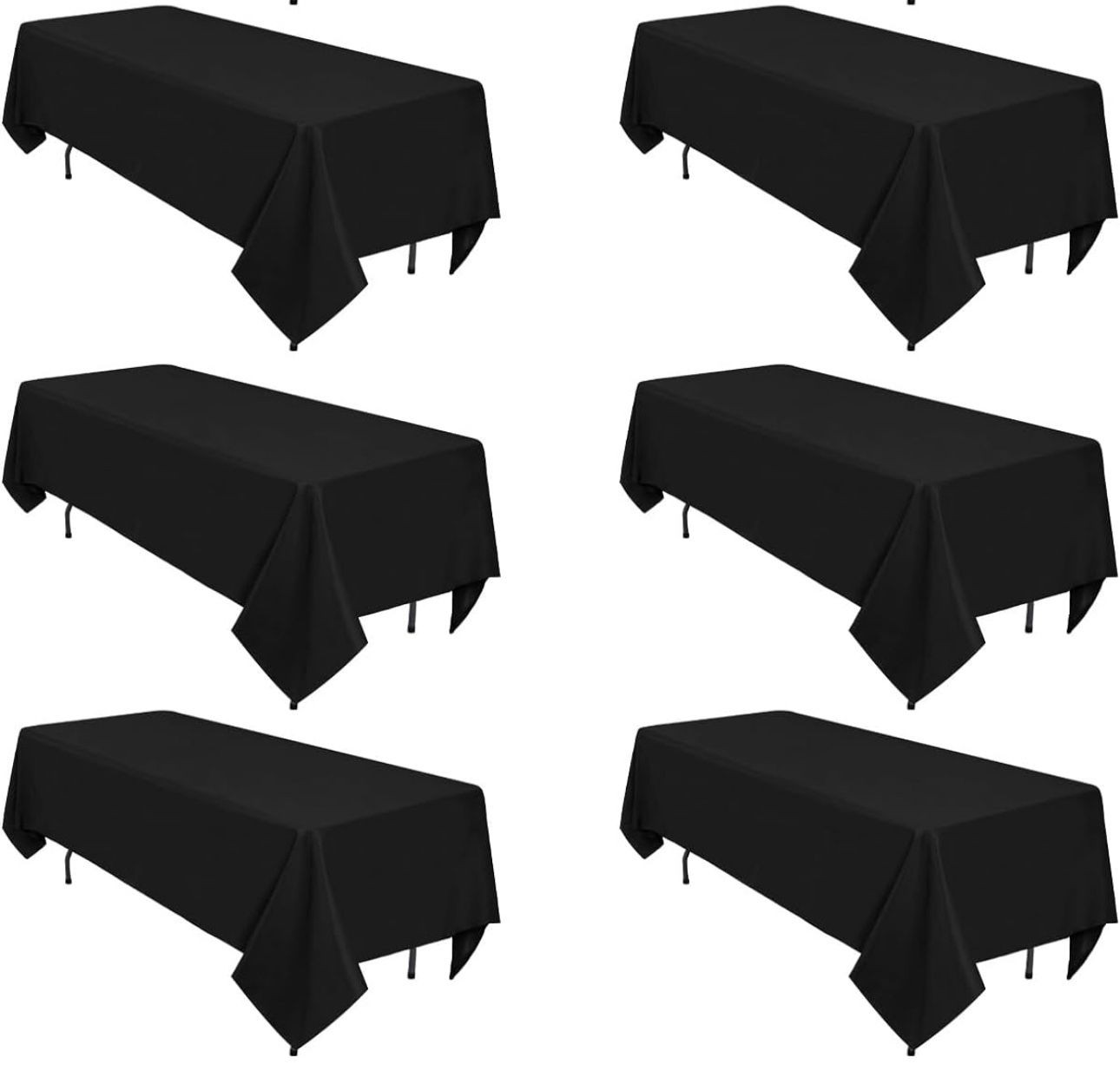 Black Rectangle Table Cloths