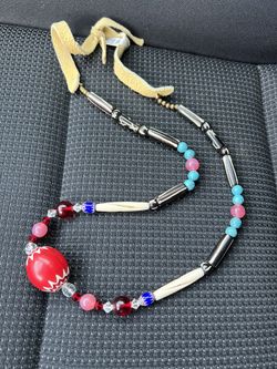 Fine Africa Trade Beads Necklace